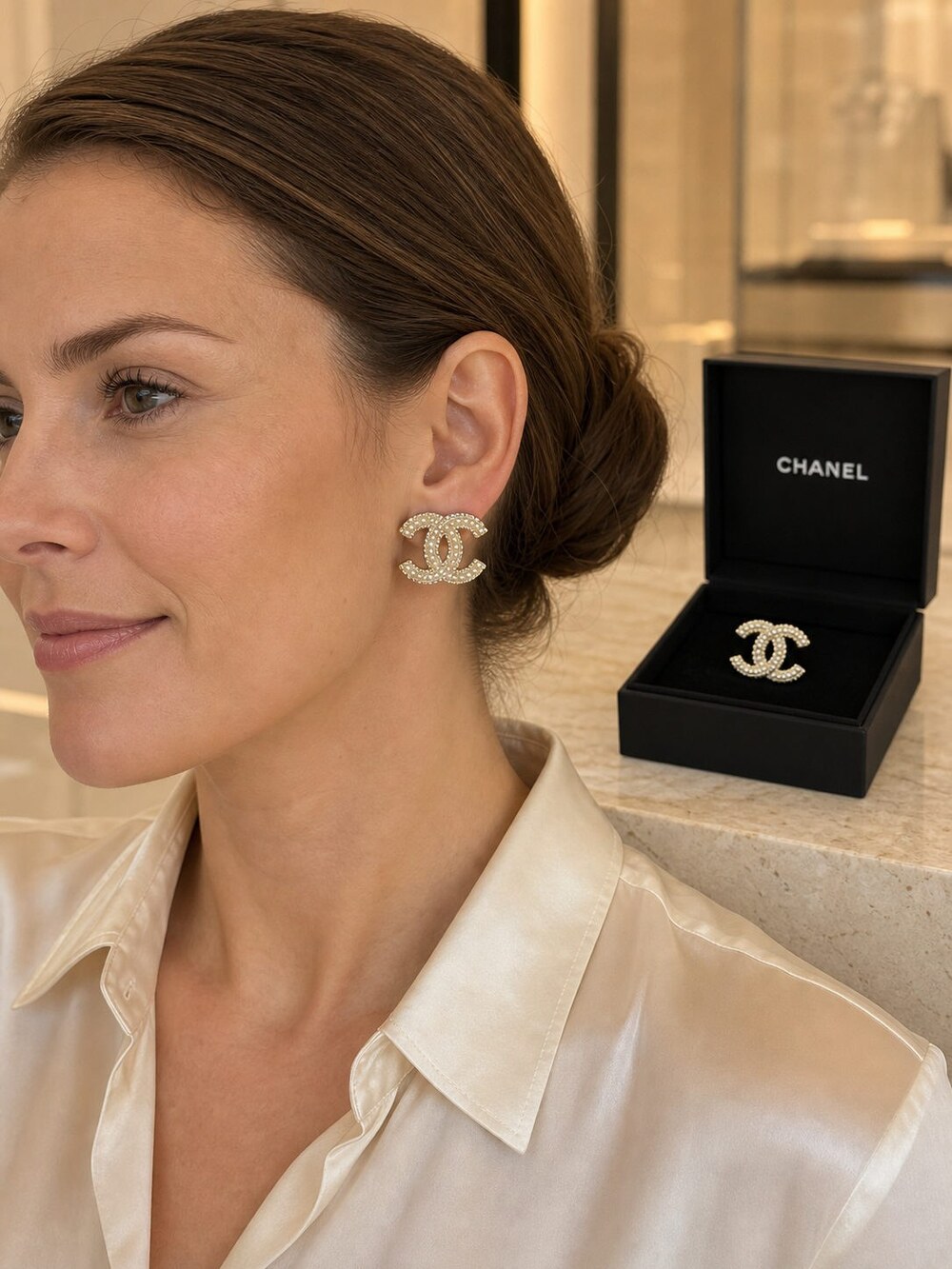 CHANEL Classic Parisian Earrings Style 13 | New with Box - Picture 9 of 9